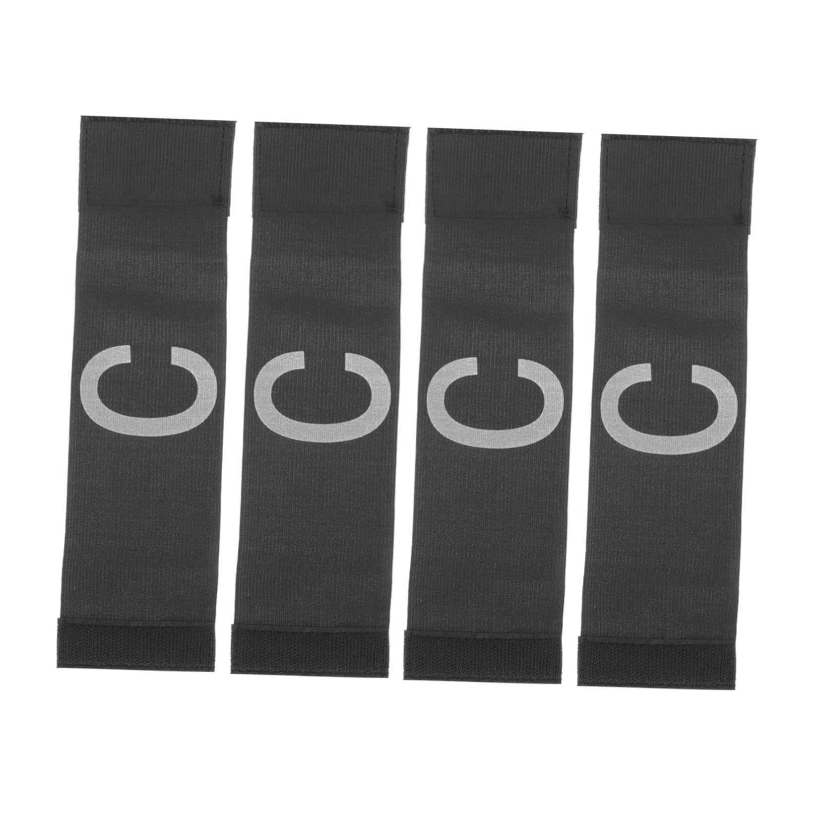 BESPORTBLE 4pcs Portable Captain Armbands Wear-Resistant Arm Bands for Football Soccer Durable Lightweight Design for Youth Adult Players Convenient Sports Accessory