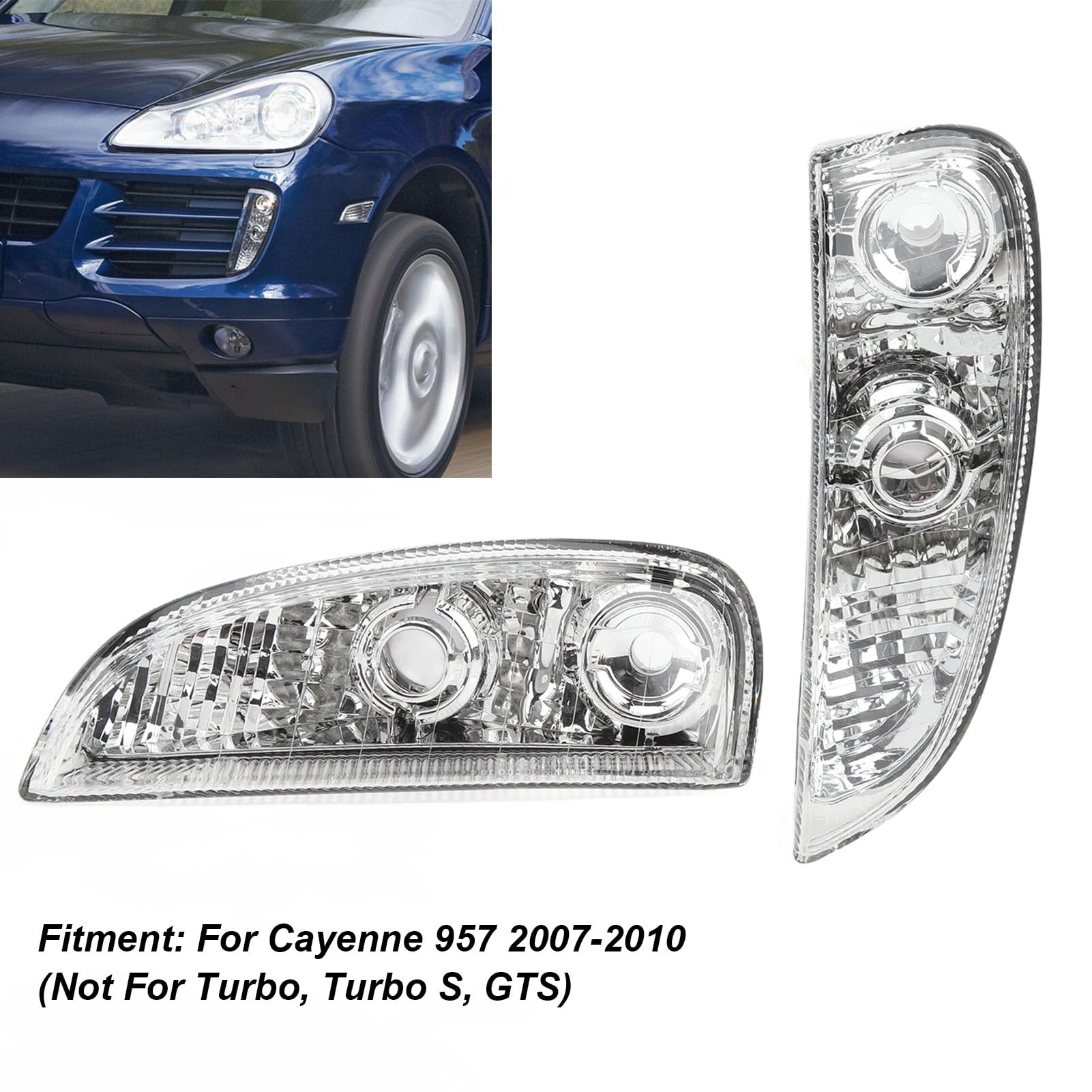 Amazon.com: BORDSTRACT Front Daytime Running Light Cover for 