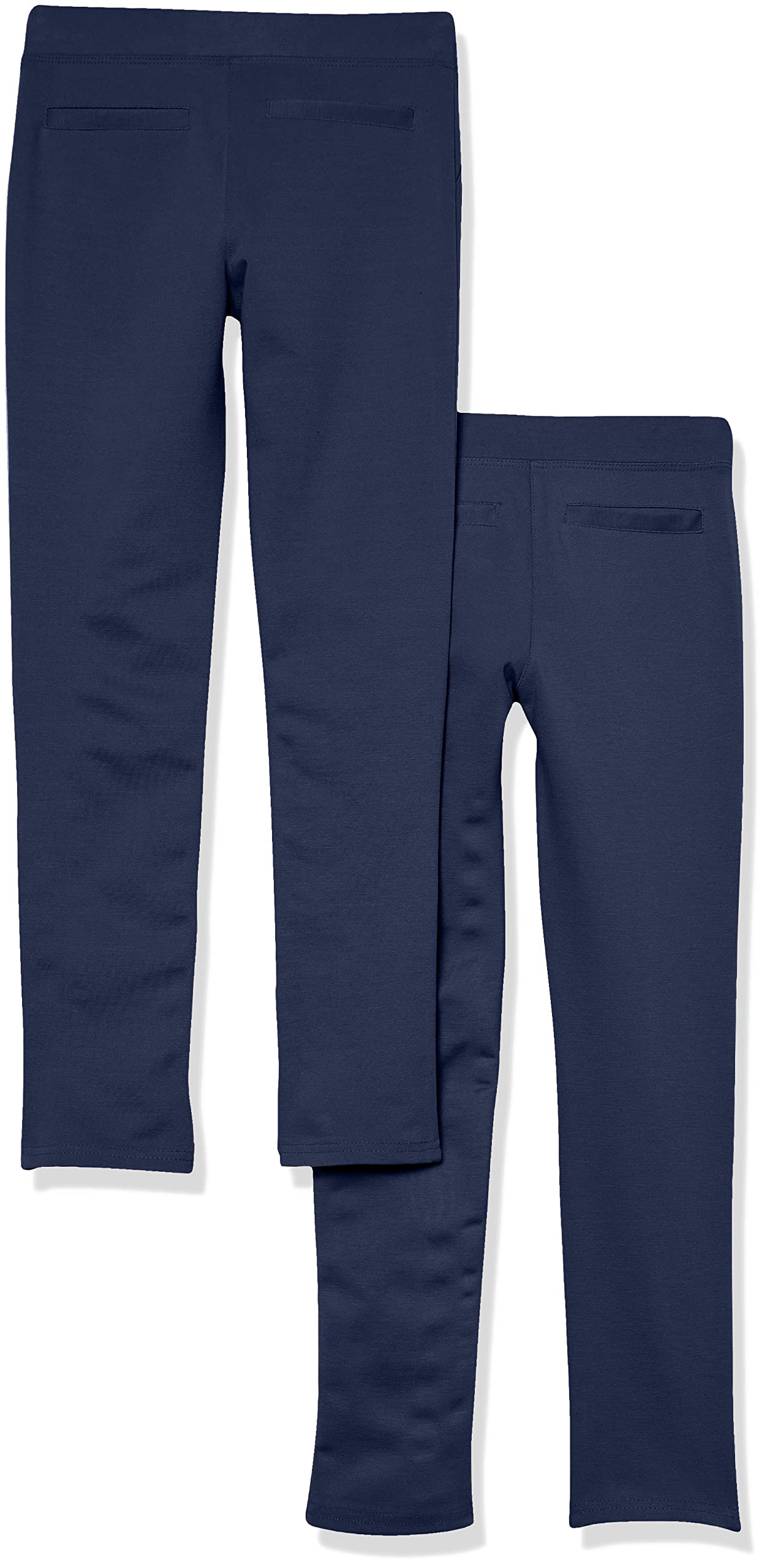 Amazon Essentials Niñas Pantalón de Uniforme de Punto Corte Ajustado