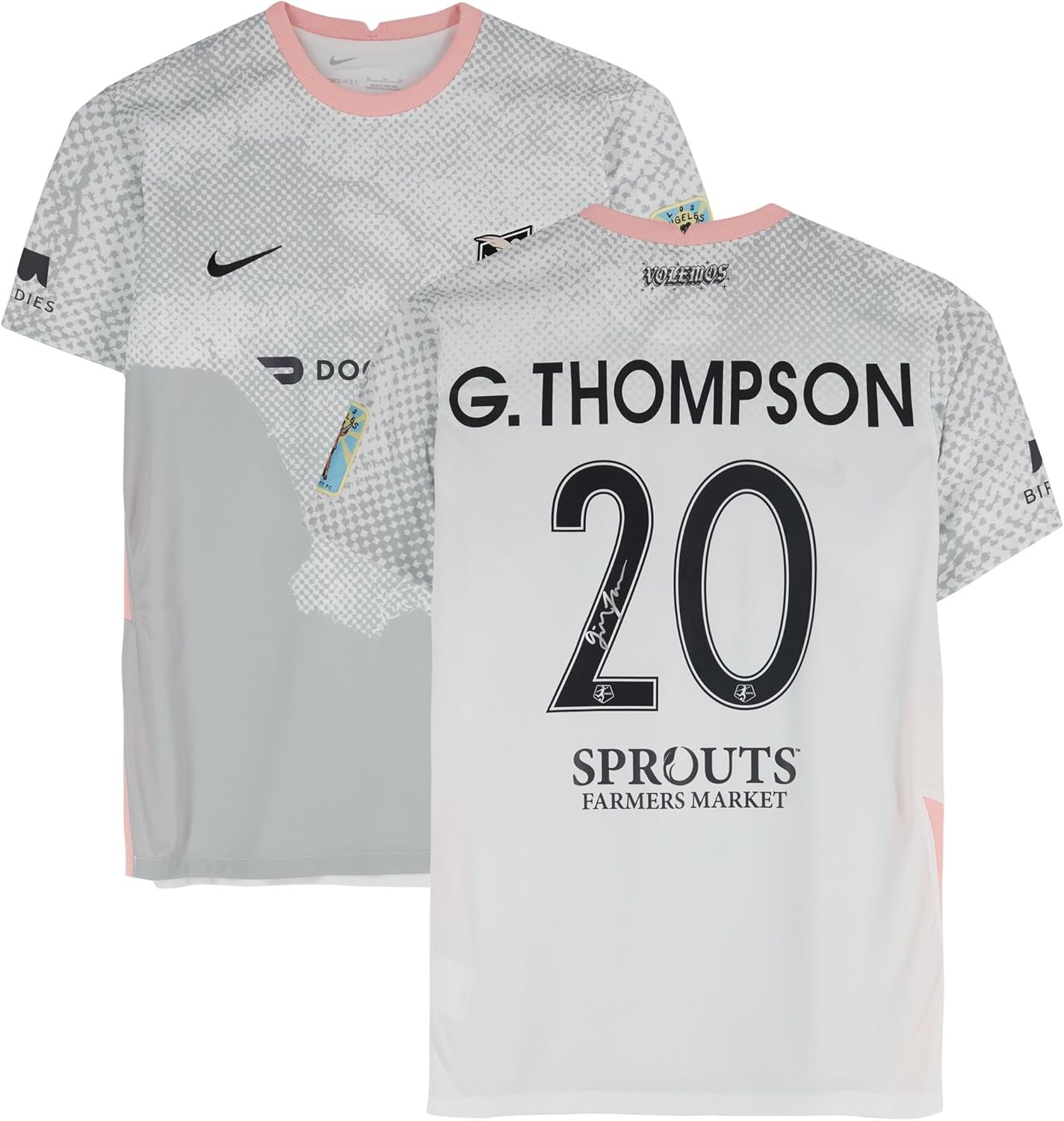 Gisele Thompson Angel City FC Autographed Nike Replica Jersey - Autographed MLB Jerseys