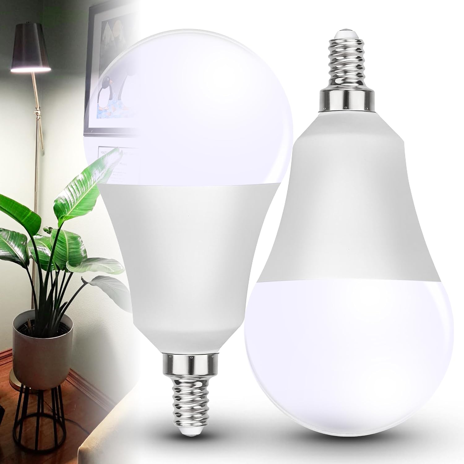 Red Blue 5000K LED Grow Light Bulb Full Spectrum 100w Equivalent, A19 E26 12W Sun Plant Light Bulbs for Flowers, Seed Starting, Indoor Growing, Greenhouse, 6pack