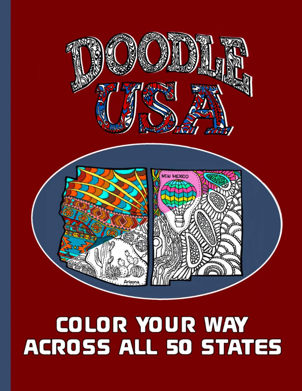 Doodle U.S.A.: Color Your Way Across all 50 States