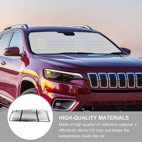Miniatura 4 de Compatible con Jeep Cherokee 2014-2022, parasol para parabrisas delantero