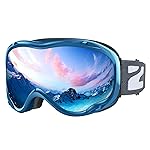 ZIONOR Lagopus Ski Snowboard Goggles UV Protection Anti fog Snow Goggles for Men Women Adult Youth