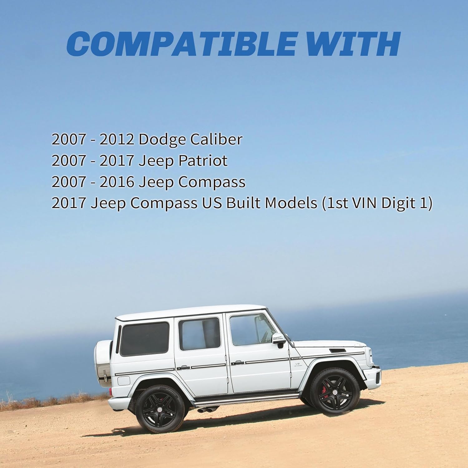 Front Lower Control Arm with Ball Joint Compatible with 2007-2012 Dodge Caliber, 2007-2017 Jeep Patriot, 2007-2017 Jeep Compass Front Control Arm Kit K620065 K620066