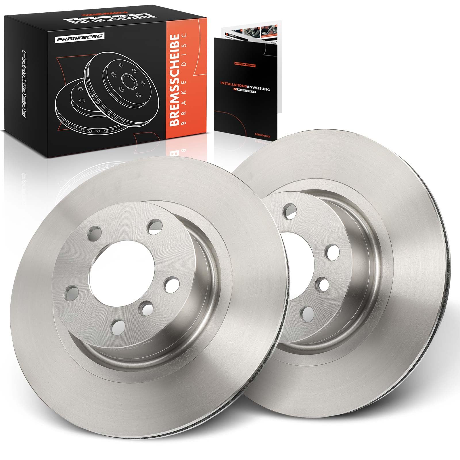 Frankberg 2 discos de freno ventilados de ⌀330 mm 34206790362 34206868936 | trasero; Compatible con: X3 F25, X4 F26