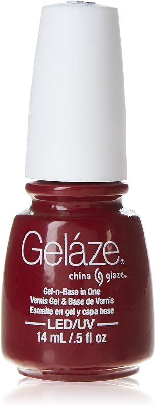 China Glaze Gelaze100% Gel-n-Base Polish, Seduce Me, 0.5 Ounce