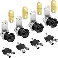 Vista 8 de Cam Locks - Cerradura de almacenamiento para autocaravana con llave igual, cilindro de 7/8 pulgadas que se adapta a un grosor máximo de puerta