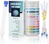 9-in-1 Aquarium Test Strips 100Pcs, Hot Tub, Pool, Pond Water Test Kit for Testing PH, Hardness, Free Chlorine, Copper, Iron, Nitrate, Nitrite, Carbonate, Alkalinity