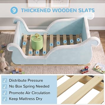 DoCred Toddler Bed - Toddler Floor Bed Frame