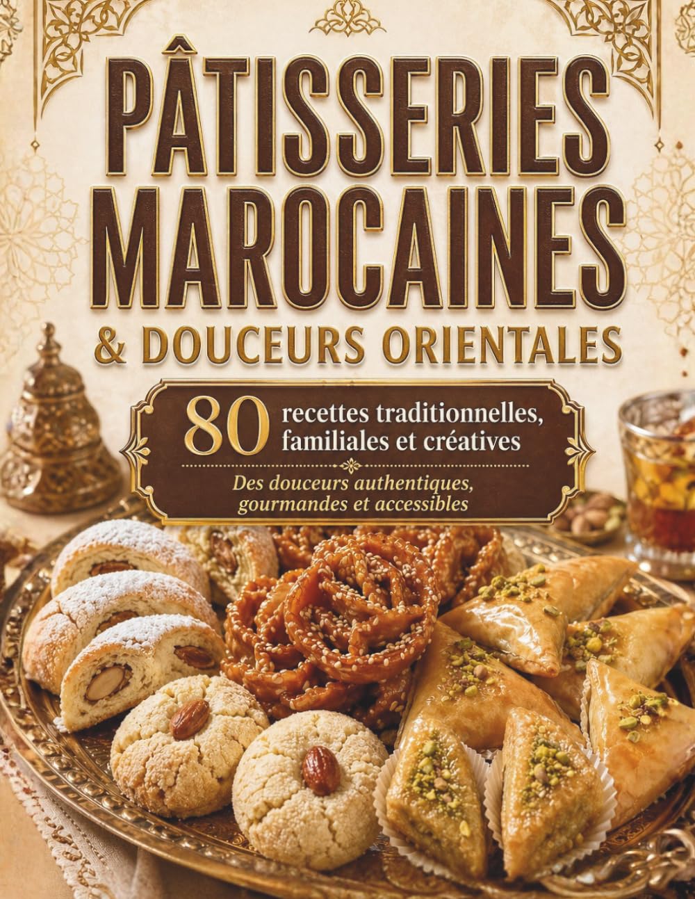Pâtisseries Marocaines & Douceurs Orientales: 80 recettes traditionnelles, familiales et créatives au miel, aux amandes, aux dattes et à la fleur d’oranger