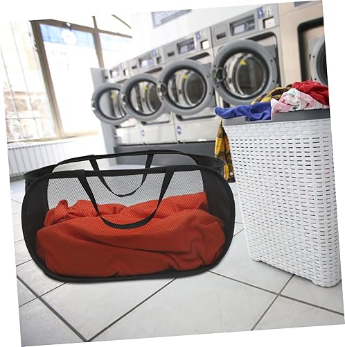 Miniatura 8 de CAXUSD Cesta de lavandería de malla para niños, tina grande de poliéster