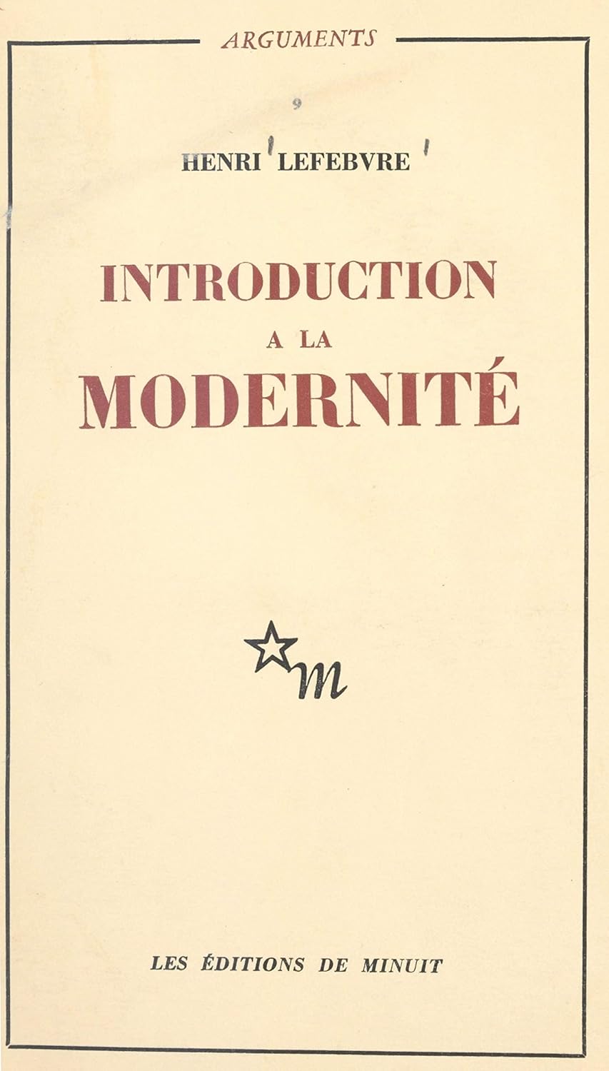 Introduction à la modernité Préludes eBook Lefebvre, Henri Amazon