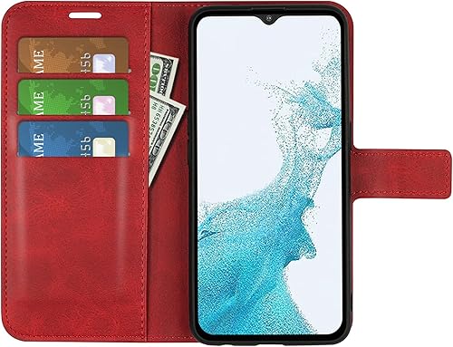 Miniatura 10 de Funda con tapa para Samsung A23 Wallet PU Funda protectora magnética para Samsung Galaxy A23 5G A236 4G A235 Folio Book Cover con soporte (marrón)