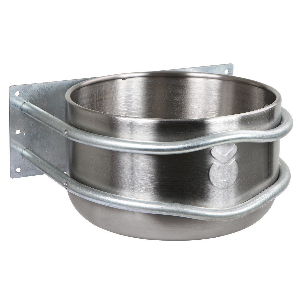 Kerbl 32495 Aluminium Feeding Trough approximately 18 litres with Drain