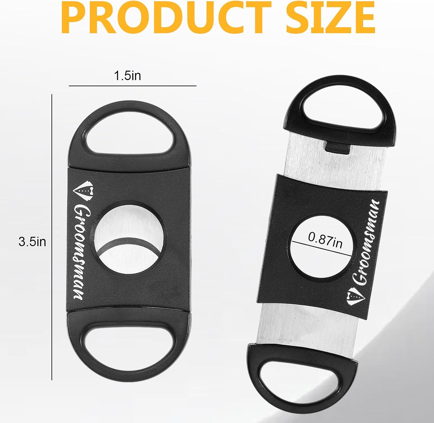 12 Pcs Groomsmen Gifts, Groomsmen Proposal Gift Stainless Steel Cutter, Portable Best Man Groomsman Gifts for Bachelor Party Favors Wedding Favors (11 Groomsman and 1 Best Man)