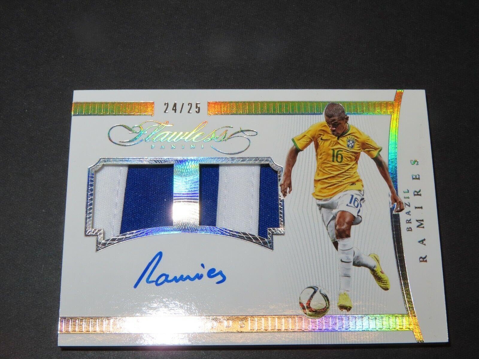 Amazon.com: Ramires 2015-16 Panini Flawless Soccer Auto Jersey