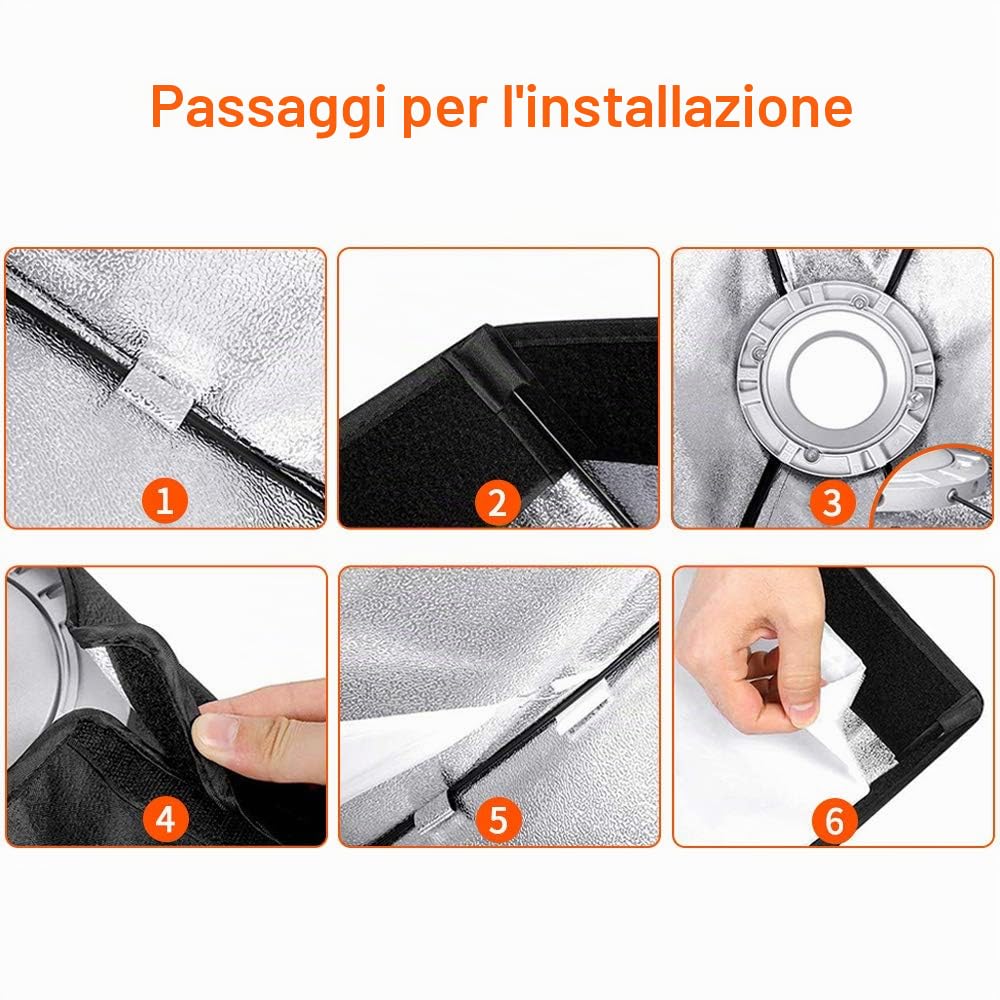 GODOX Softbox 140cm Top Griglia a nido d'ape con Bowens Mount per l'illuminazione a LED Flash di Photo Studio Video