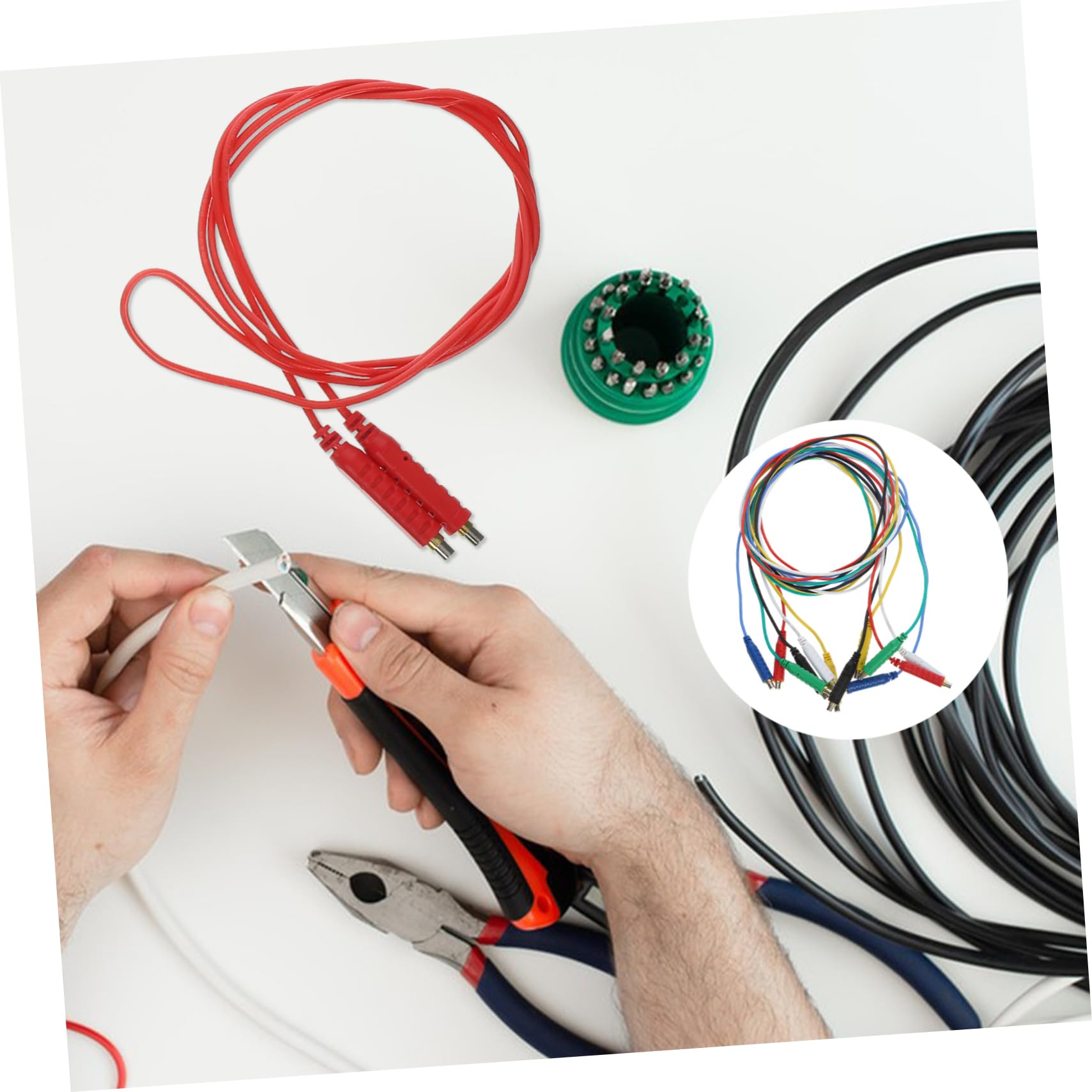 iplusmile 3juegos Cables De Prueba Magnéticos Flexibles Para Multímetro Alta Precisión Para Uso Profesional Pruebas Eléctricas