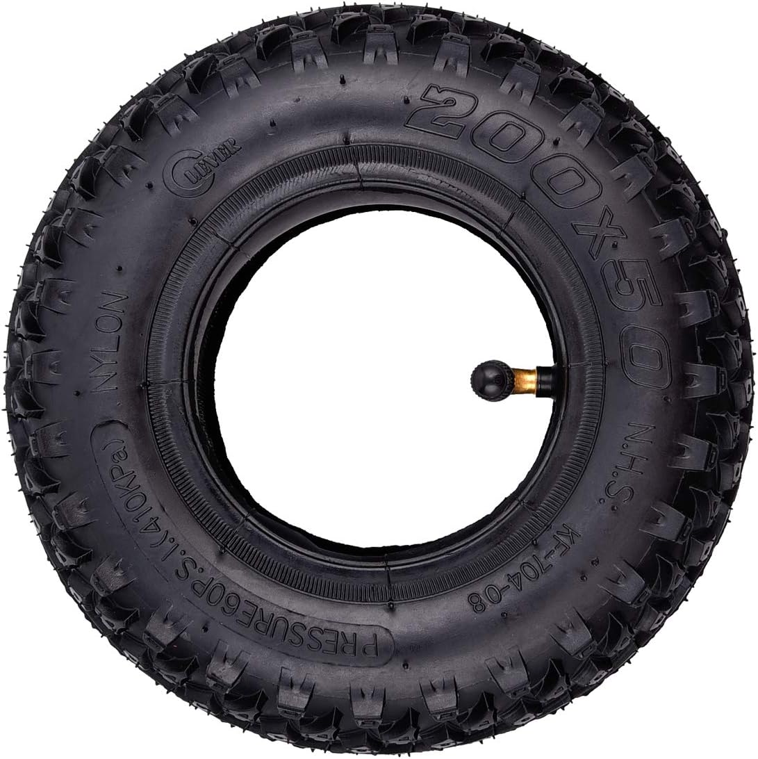 Buy 2 Set of 200x50 (8x2) Dirt Scooter Knobby Tire & Inner Tube