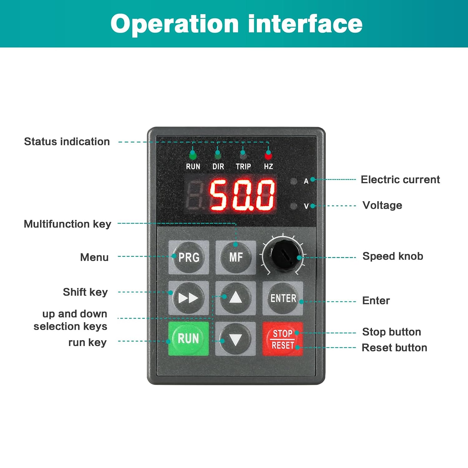 DewinLVD 380V 2.2kW 3-Phase VFD Frequency Converter User Manual