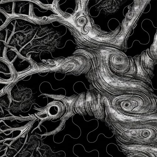 Vista 32 de Juego de ropa de cama con diseño de árbol de la vida, 3 piezas, multicolor, suave