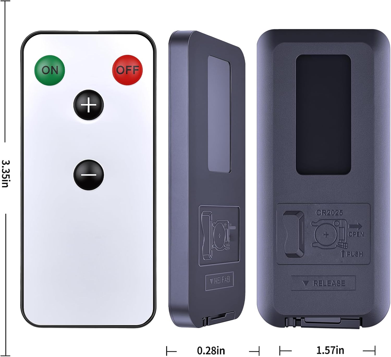 Replacement Remote for Primevolve Portable Oscillating Standing Fan
