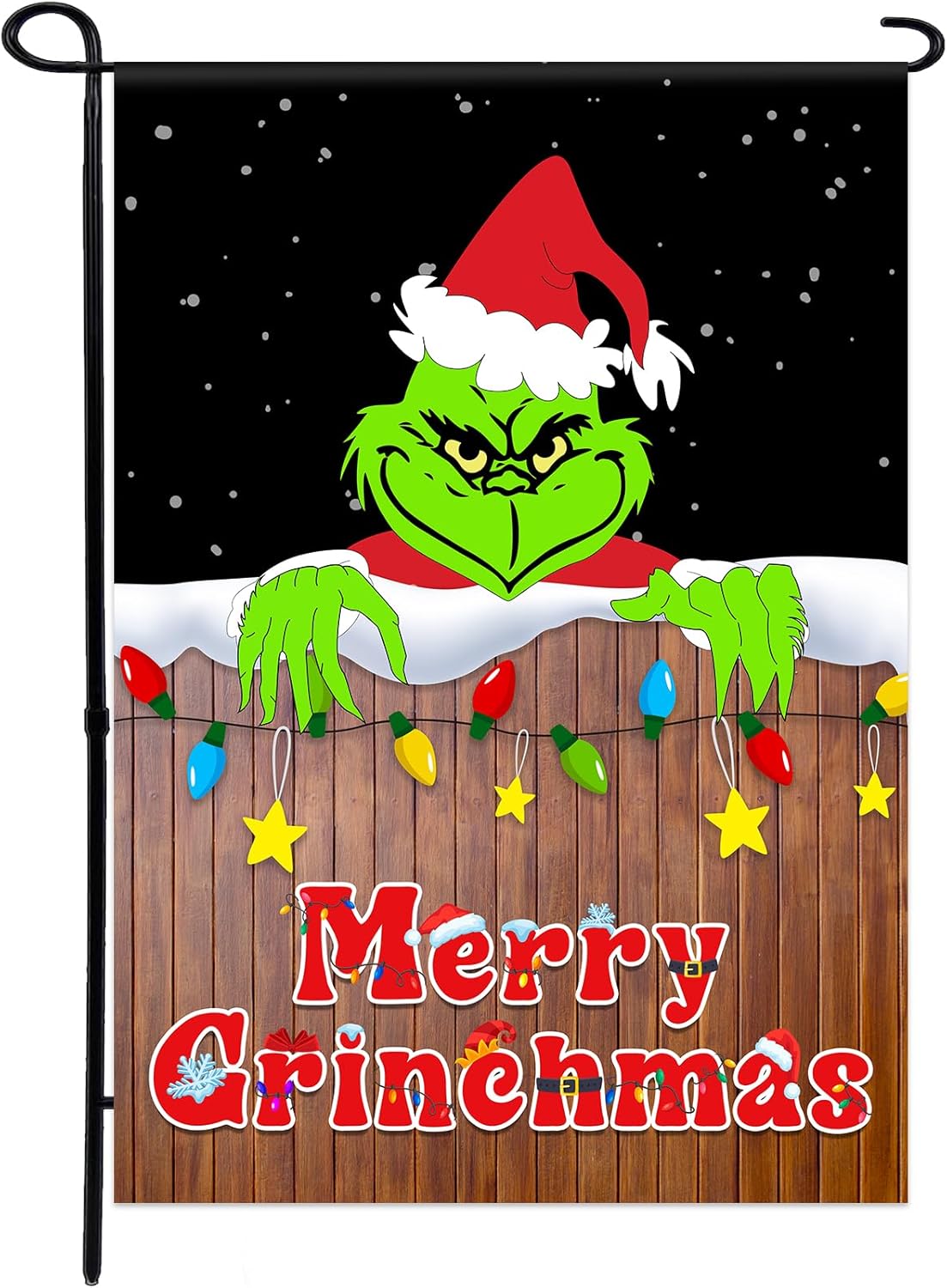 Christmas Garden Flag 12 X 18 Inch Double Sided Small