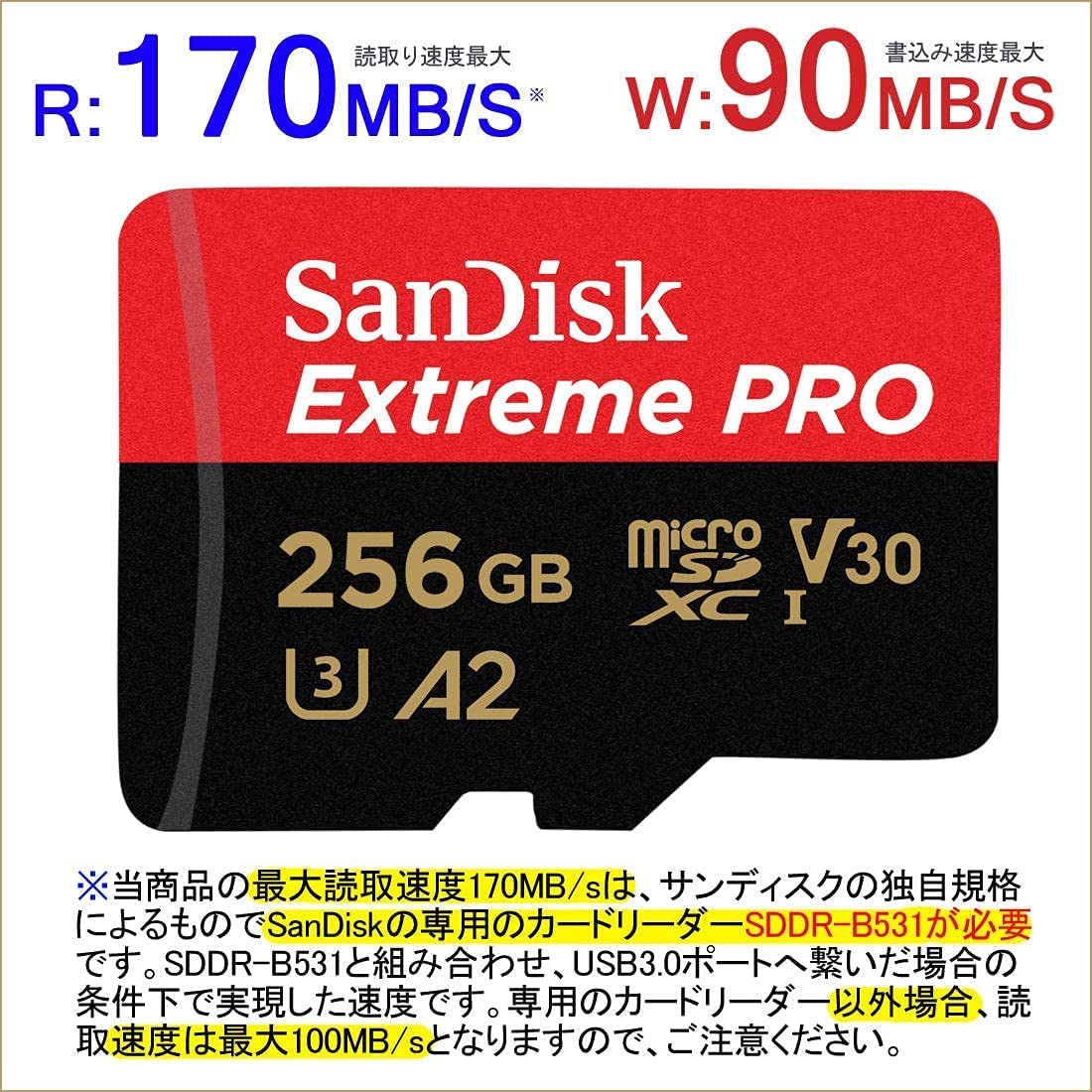 新品未開封 SanDisk microSD Express Card 256GB 256GB SanDisk microSD Express Card | Sandisk