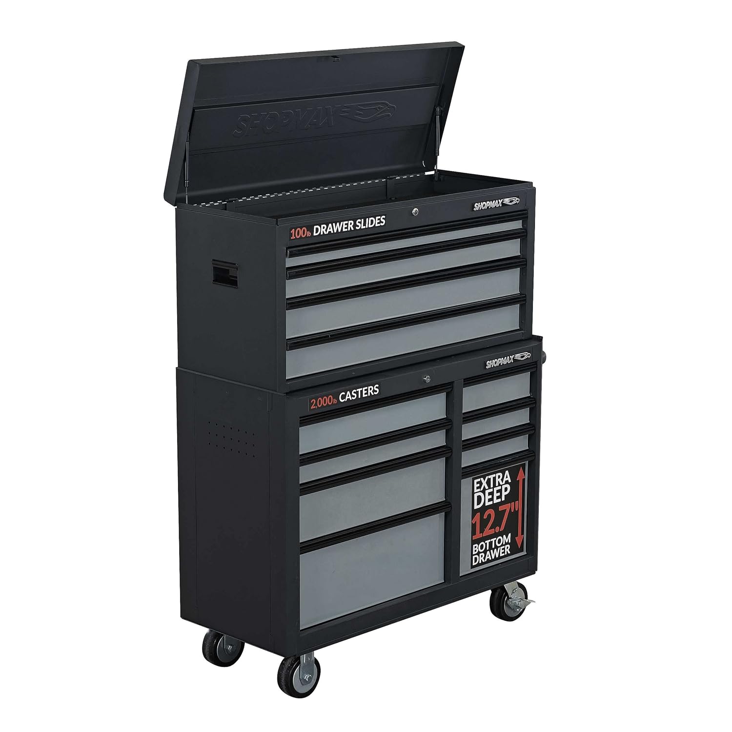 41 in. 12-Drawer Tool Chest and Rolling Cabinet Combo