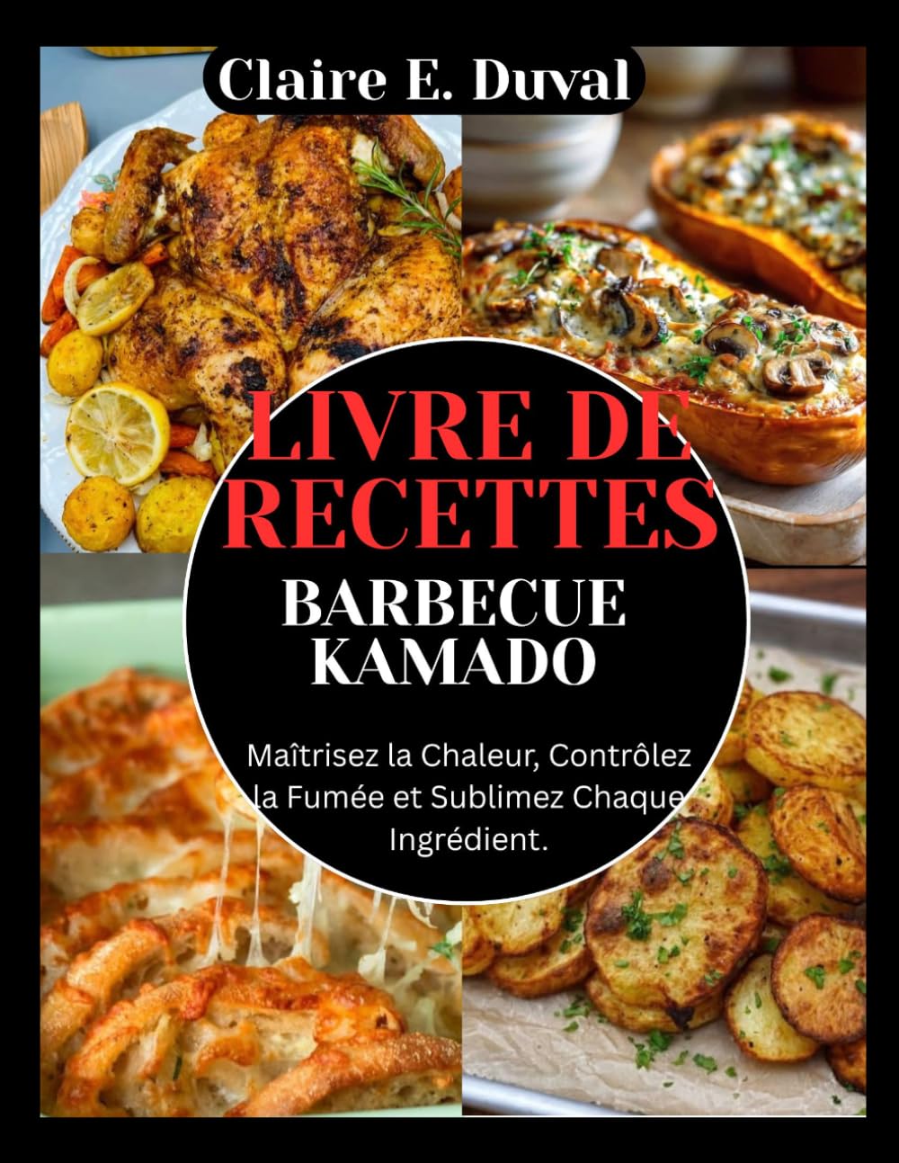 LIVRE DE RECETTES BARBECUE KAMADO: Maîtrisez la Chaleur, Contrôlez la Fumée et Sublimez Chaque Ingrédient