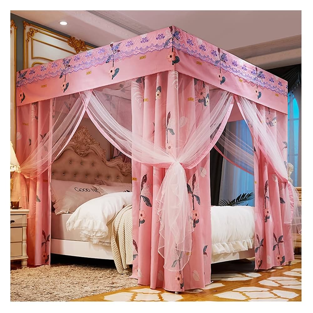 Amazon.co.jp: 天蓋付きベッドカーテン 豪華な二段ベッドの