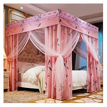 Amazon.co.jp: 天蓋付きベッドカーテン 豪華な二段ベッドの