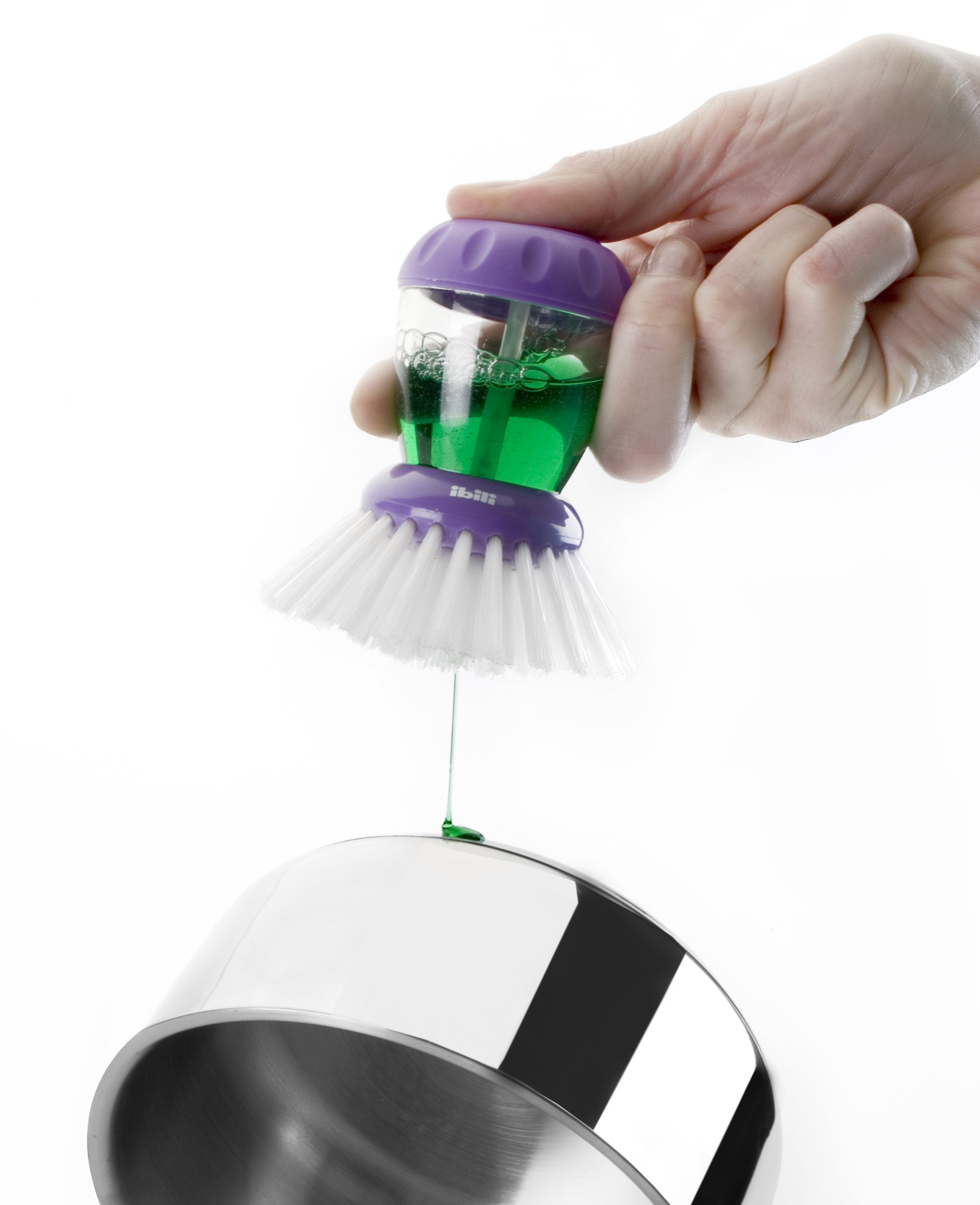 Ibili Spazzola Per Verdure In Acciaio Inox - Per Pulizia Ortaggi, Design Ergonomico - Foto 10