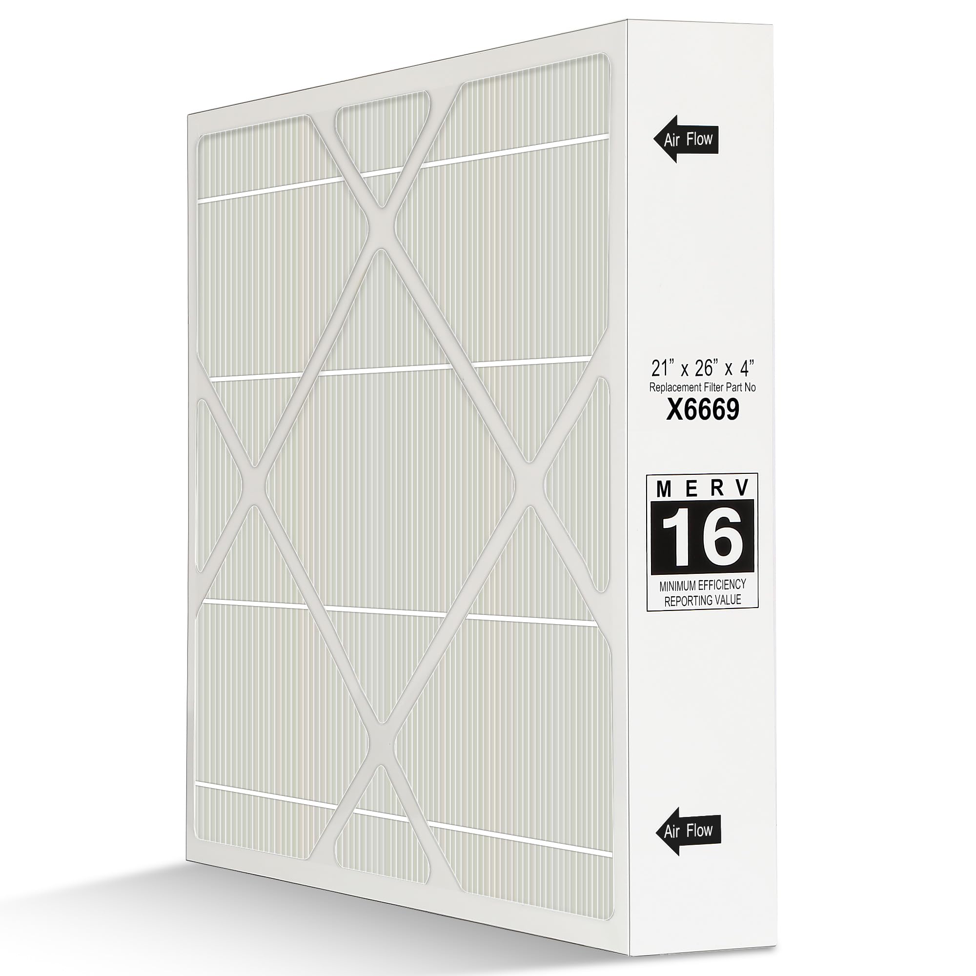 X6669 Merv 16 Filter 21x26x4 Air Filter Compatible with Lennox