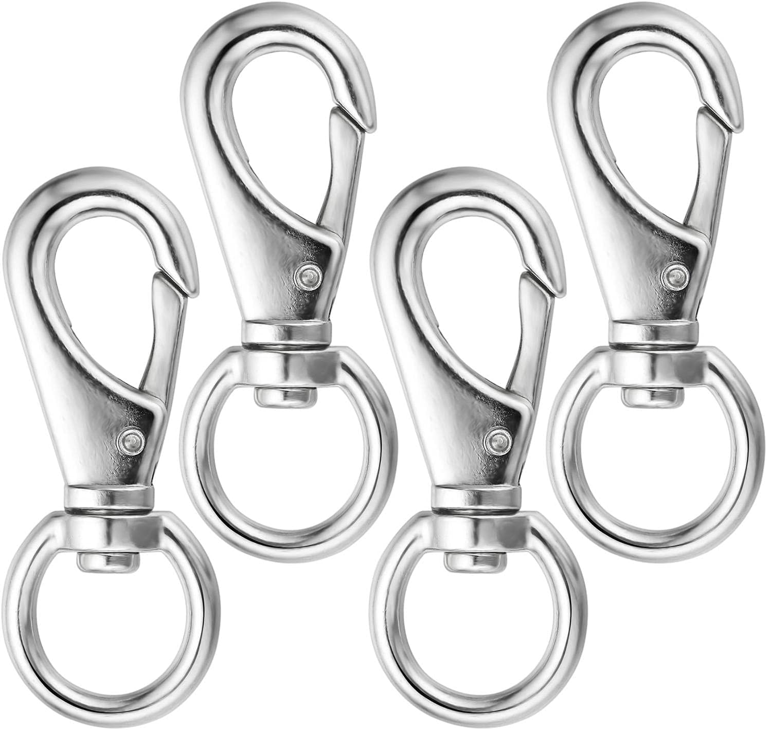 Heavy Duty Swivel Snap Hook Dog Leash Clips - 4 Pcs