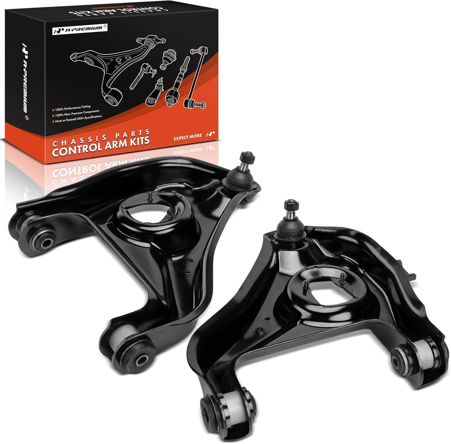 A-Premium 2 x Front Lower Control Arms, with Ball Joint & Bushing, Compatible with Ford Ranger 1998-2011 & Mazda B2300 2001-2010, B2500 1998-2001, B3000 1998-2007, B4000 1998-2004