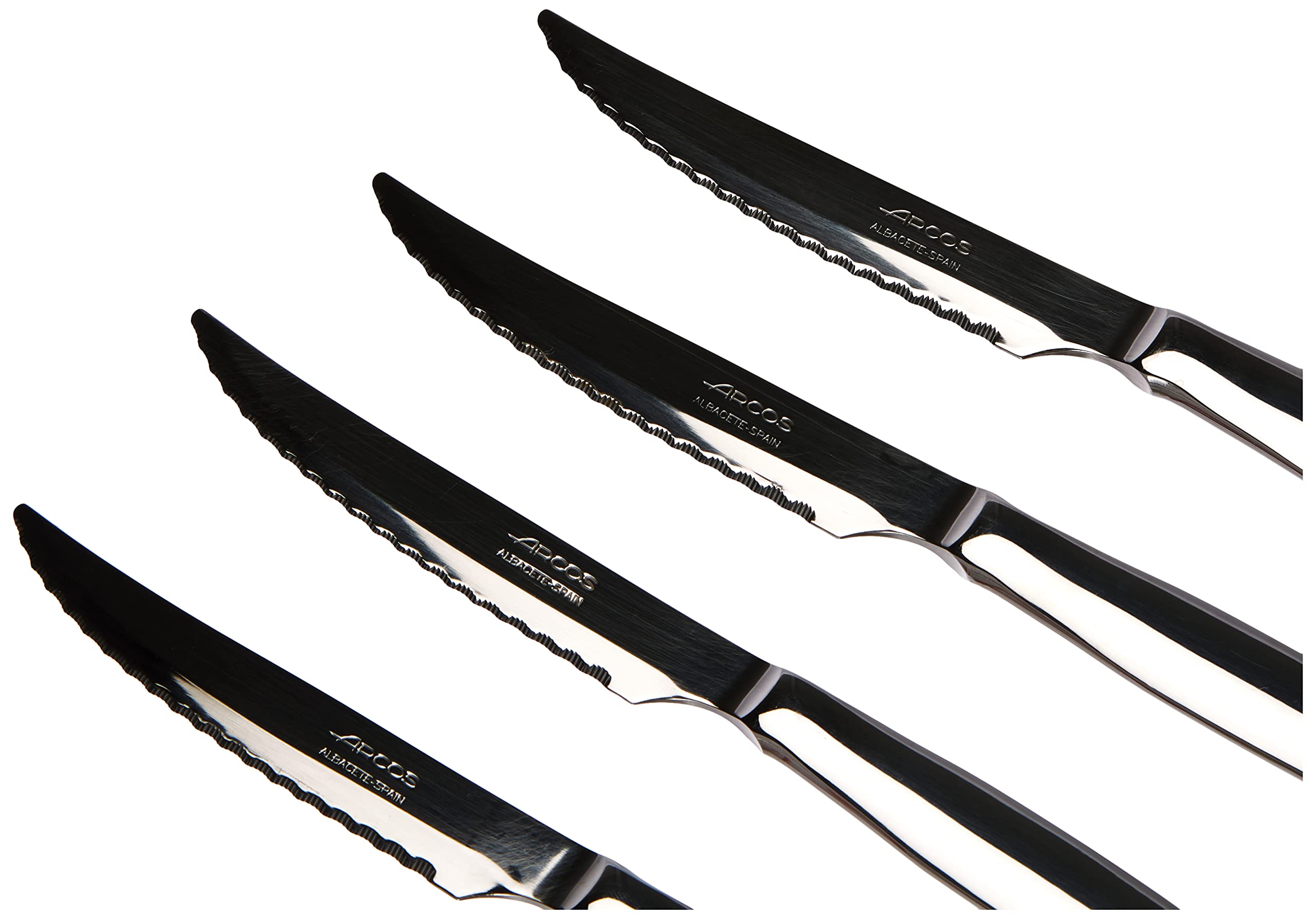 ARCOS, Knives, Steak Knife Set, 4, Stainless Steel, 4 inch, Made