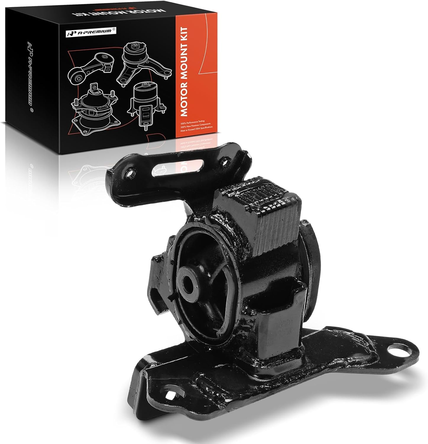 A-Premium Left Driver Side Transmission Mount Compatible with Toyota Corolla 2014-2019 1.8L, Automatic CVT Transmission