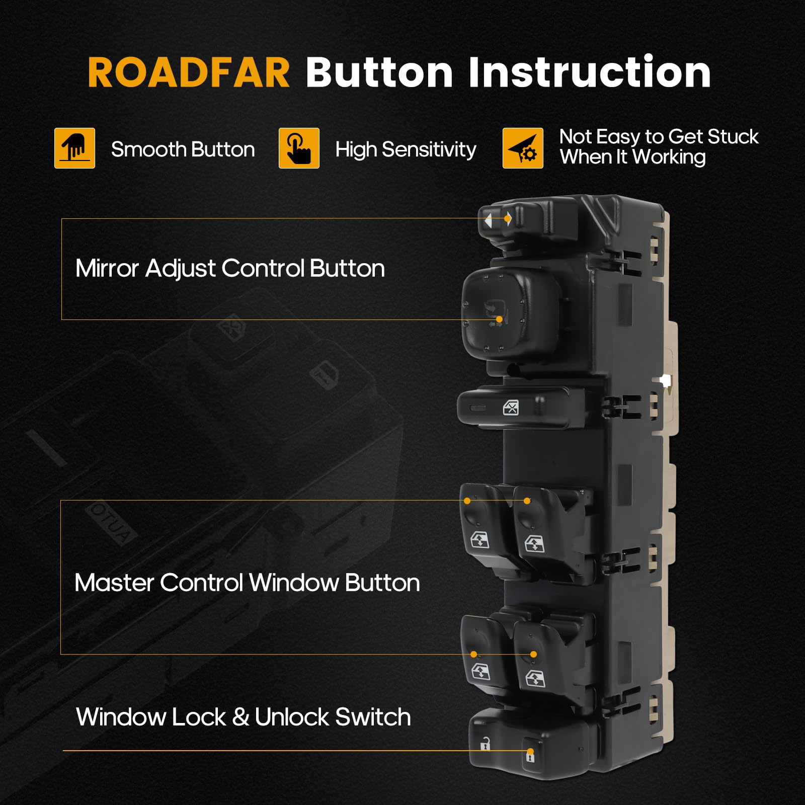 Amazon.com: ROADFAR Front Left Driver Side Power Window Switch