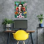 Ravensburger Frida Kahlo Blooming Fantasy 500 Piece Jigsaw Puzzle – Bold Floral Art Portrait, Creative Challenge for Adults & Families