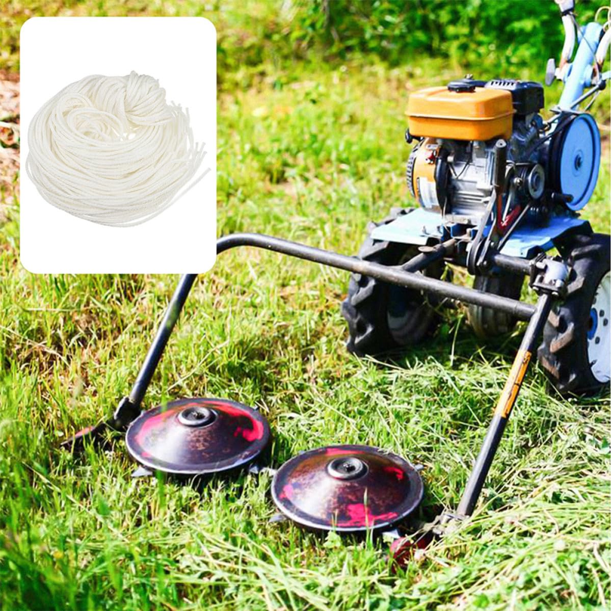50 Pezzi Corda di Avviamento a Strappo 5mm in Nylon Bianco