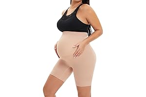 Contouring Maternity Spandex Shorts: Experience Seamless Comfort and Support