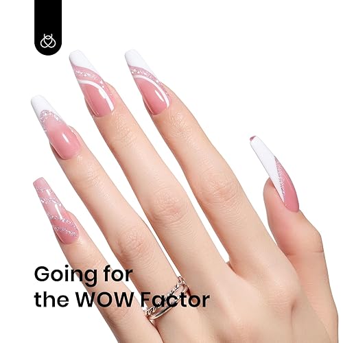 Miniatura 25 de Beetles Nude - Esmalte de uñas en gel natural de 15ml/0.5 onzas líquidas, color neutro, color crema, translúcido, lámpara LED UV para uñas, 15ml/0.5