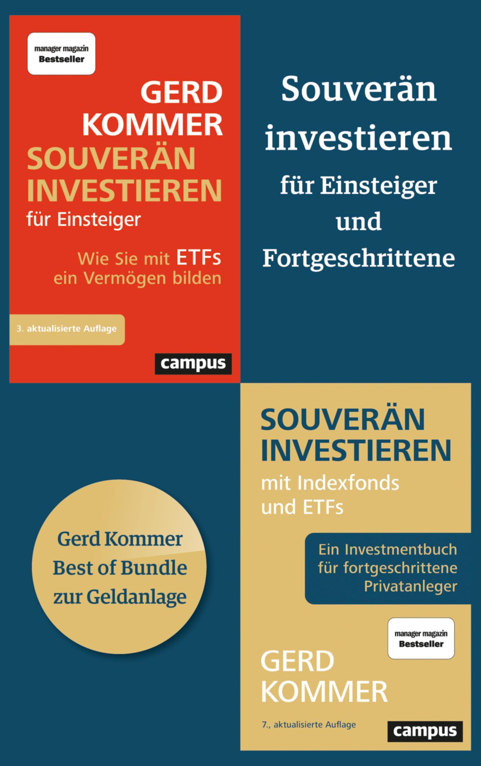 Gerd Kommer Special: Souverän investieren für Einsteiger und Fortgeschrittene: Zwei Erfolgstitel in einem E-Book-Bundle
