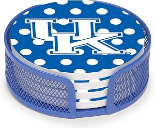 Thirstystone Stoneware Drink Coaster Set with Holder  University of Kentucky Dot - Compare price