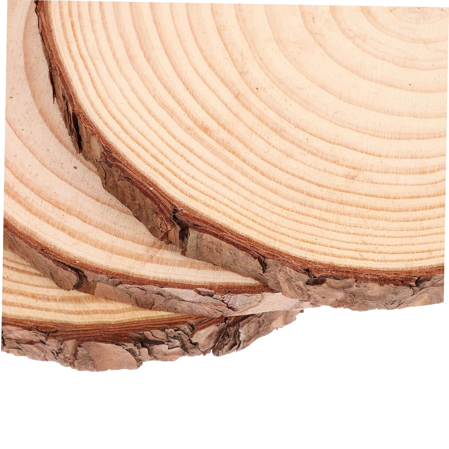 3pcs Garden Wood Paver Stones for Outdoor Walkway Sturdy Stepping Stones for Garden Pathway Natural Log Design for Landscaping and Decor