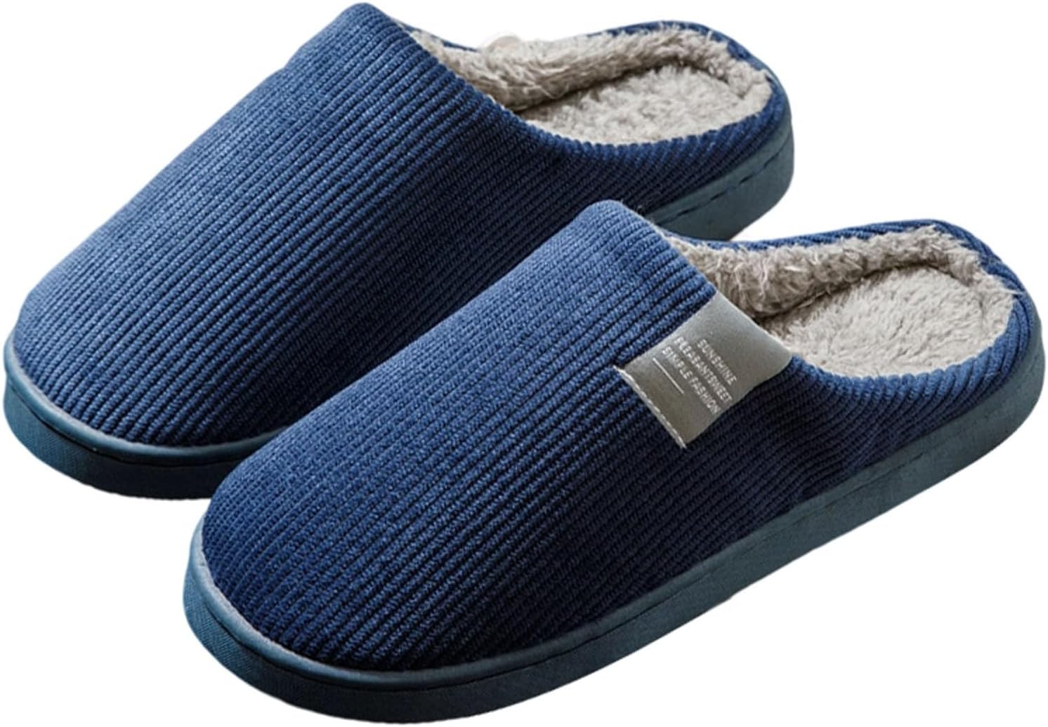 Home Slippers for Women, Fluffy Slippers for Women, Winter Fluffy Fur Slippers Plush Fleece Flat Cotton Slippers Indoor Slippers for Women Men