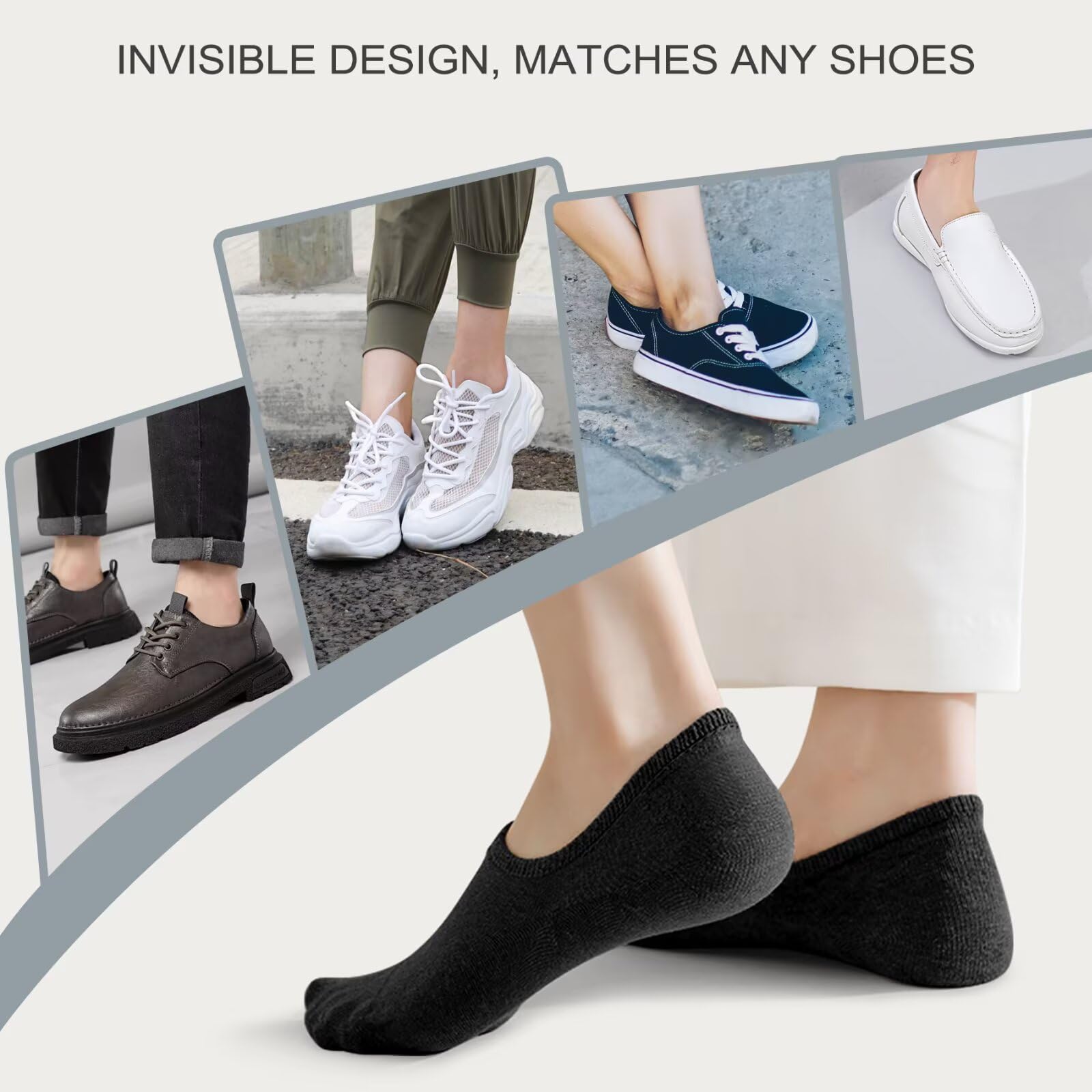 Calcetines Hombre Deporte 10 Pares Calcetines Negros Hombre Calcetines Bajos Hombre Calcetines Invisibles Calcetines Ciclismo Calcetines Cortos Mujer Calcetines Antiampollas Senderismo