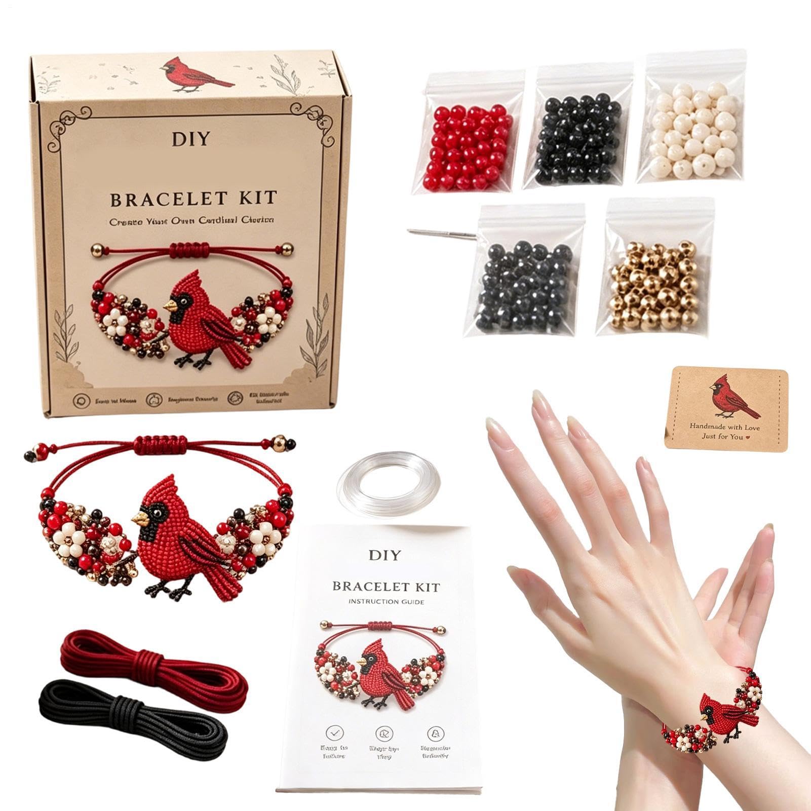 Kit de pulseras de cuentas de animales para manualidades creativas de fin de semana 8